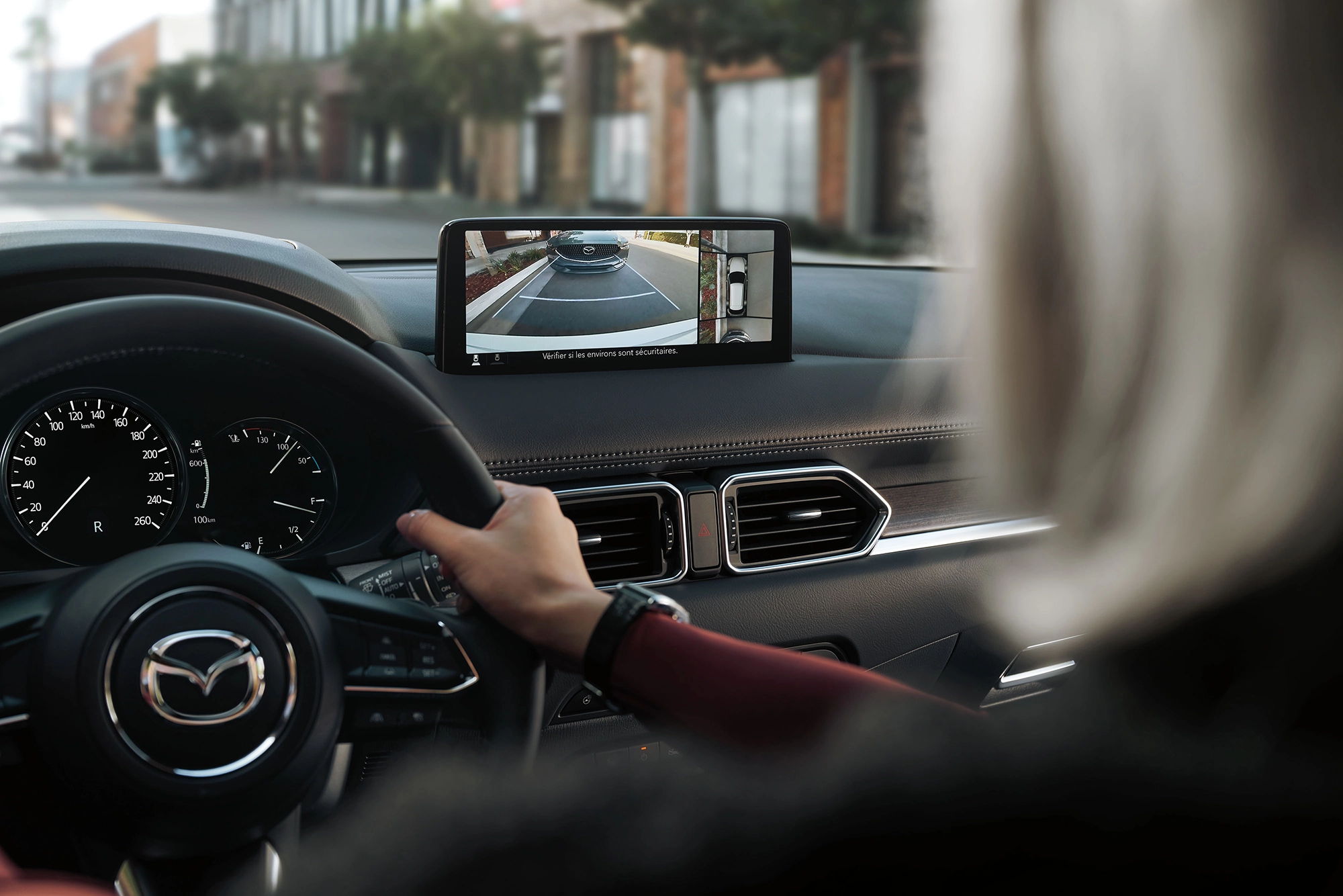 Rear camera for easy parking your 2023 Mazda CX-5