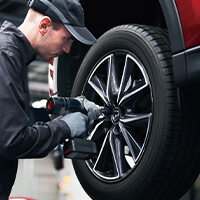 Rotation pneus entretien mazda