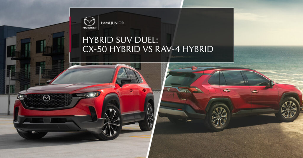 AJM-DUAL-CX50-12-B-EN Mazda CX-50 hybride et Toyota Rav-4 hybride le duel des SUV